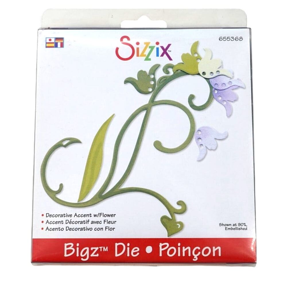 Sizzix Deorative Accent W/Flower 655368